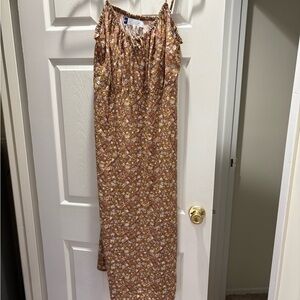 Old Navy Mustard Floral Dress